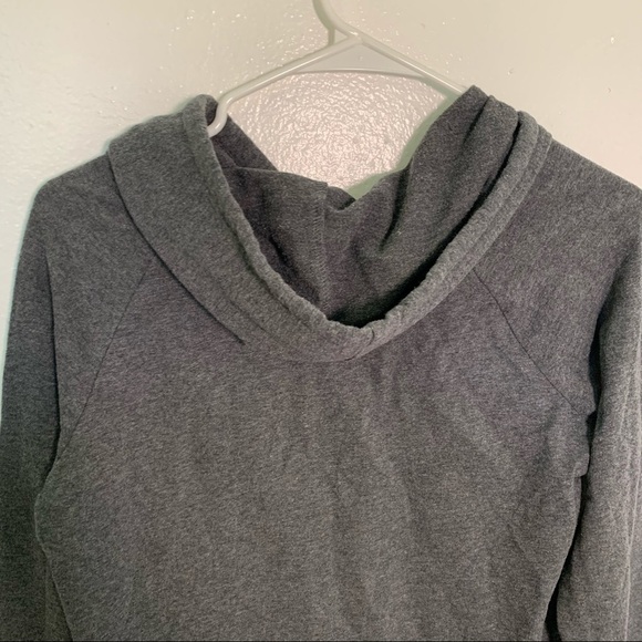 PRO MO Hooded Sweatshirt Hoodie Solid Gray - Picture 6 of 7